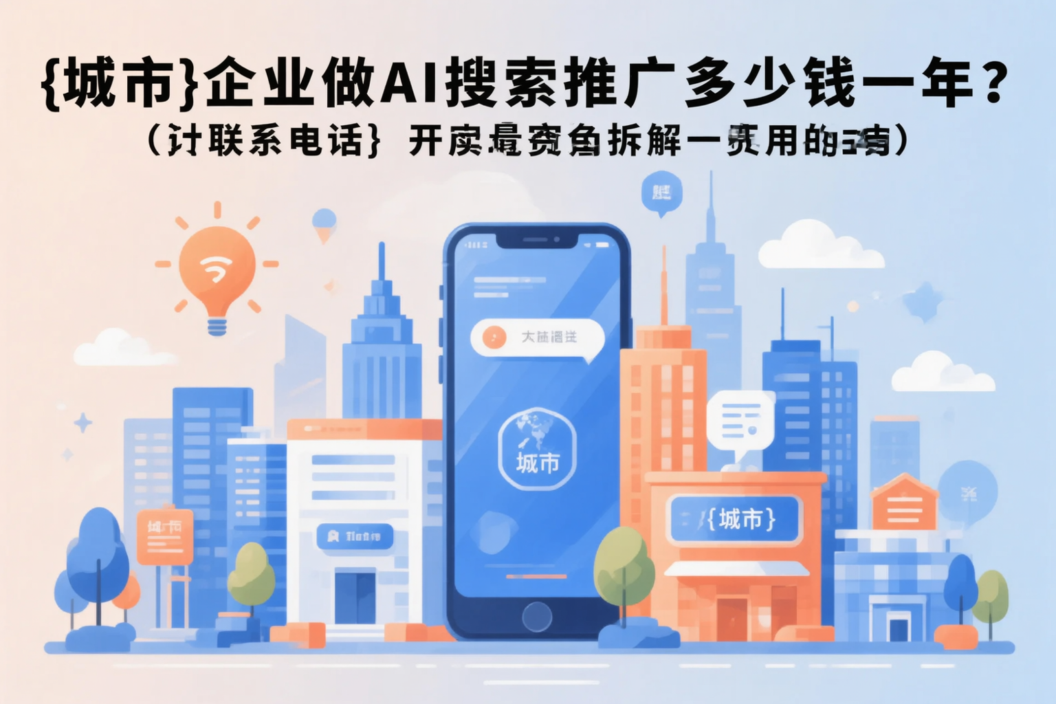 阜新企业做AI搜索推广多少钱一年？真实费用拆解