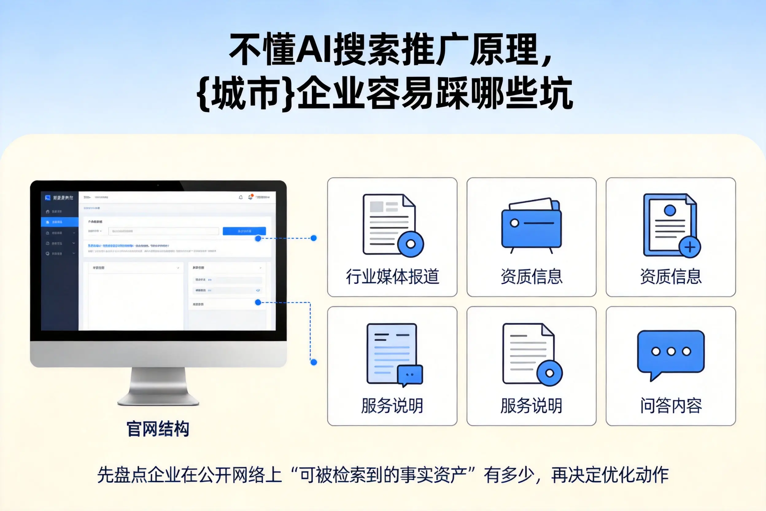 不懂AI搜索推广原理，阜新企业容易踩哪些坑
