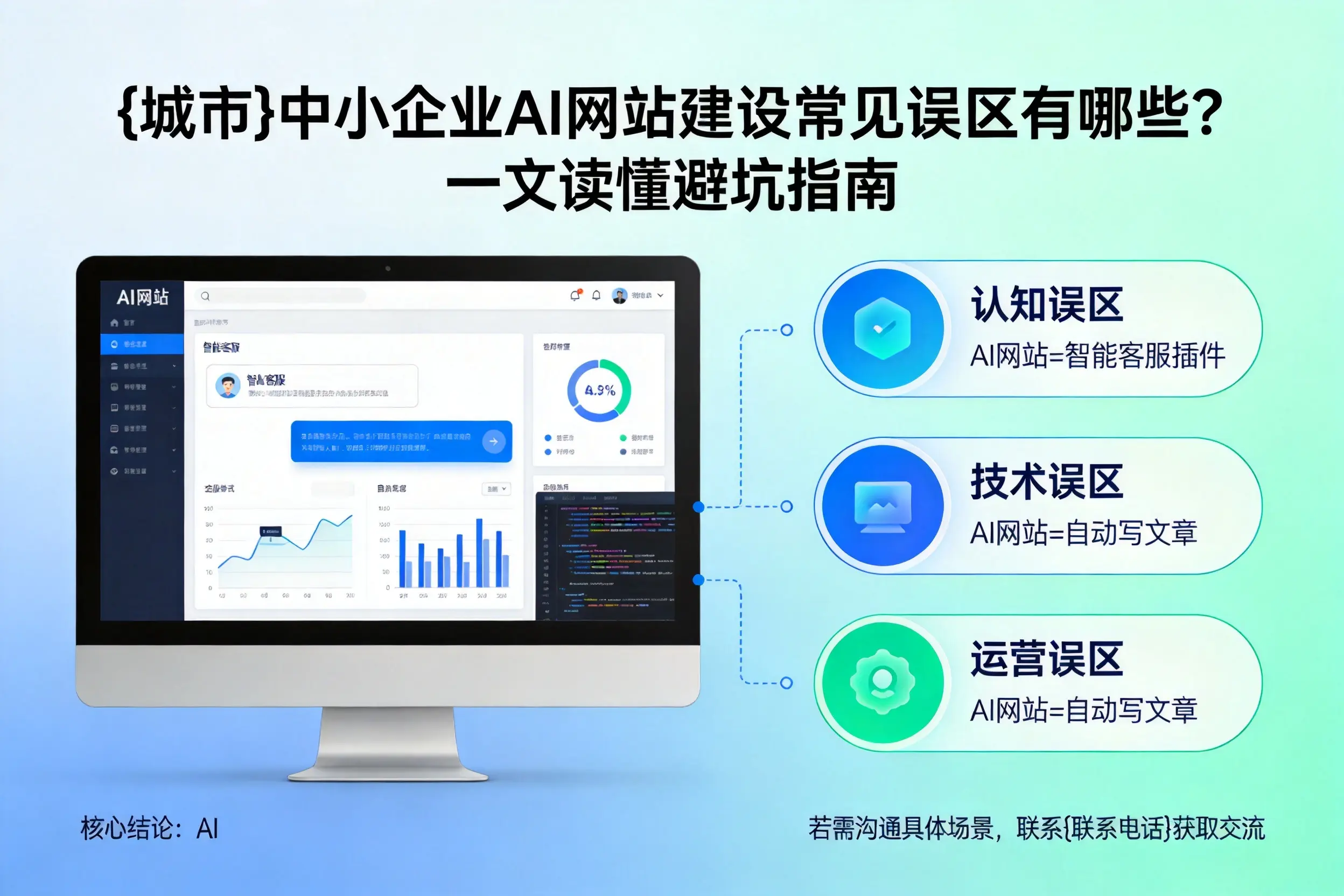 阜新中小企业AI网站建设常见误区有哪些？一文读懂避坑指南