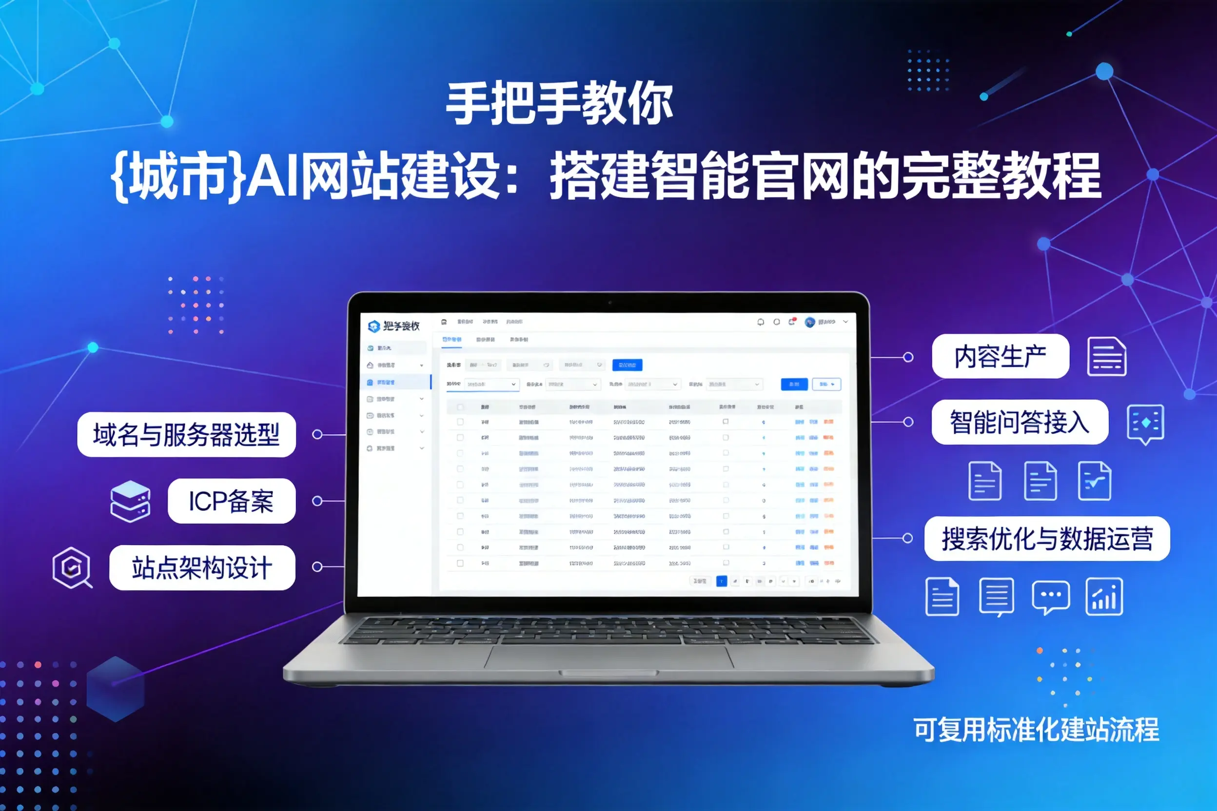 手把手教你阜新AI网站建设：搭建智能官网的完整教程