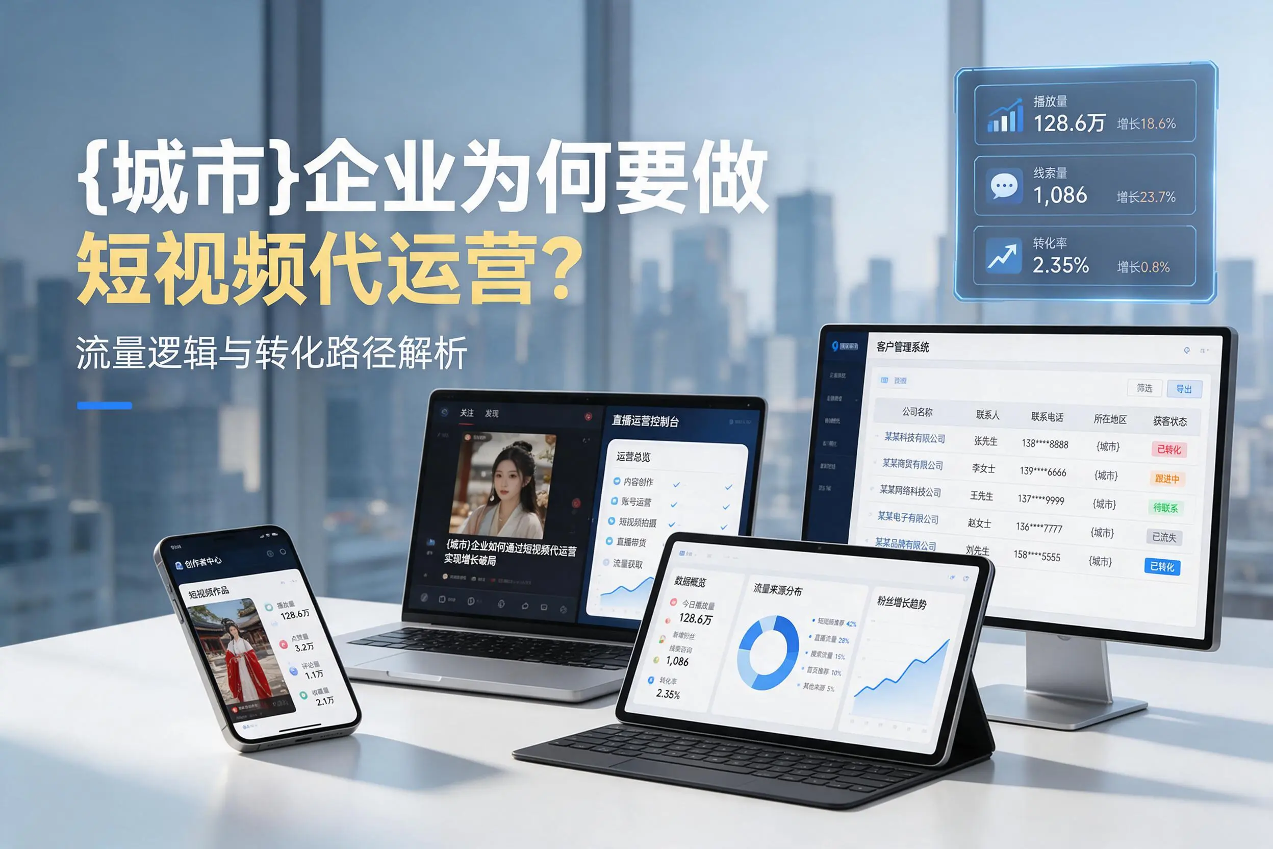 阜新企业为何要做短视频代运营?流量逻辑与转化路径解析