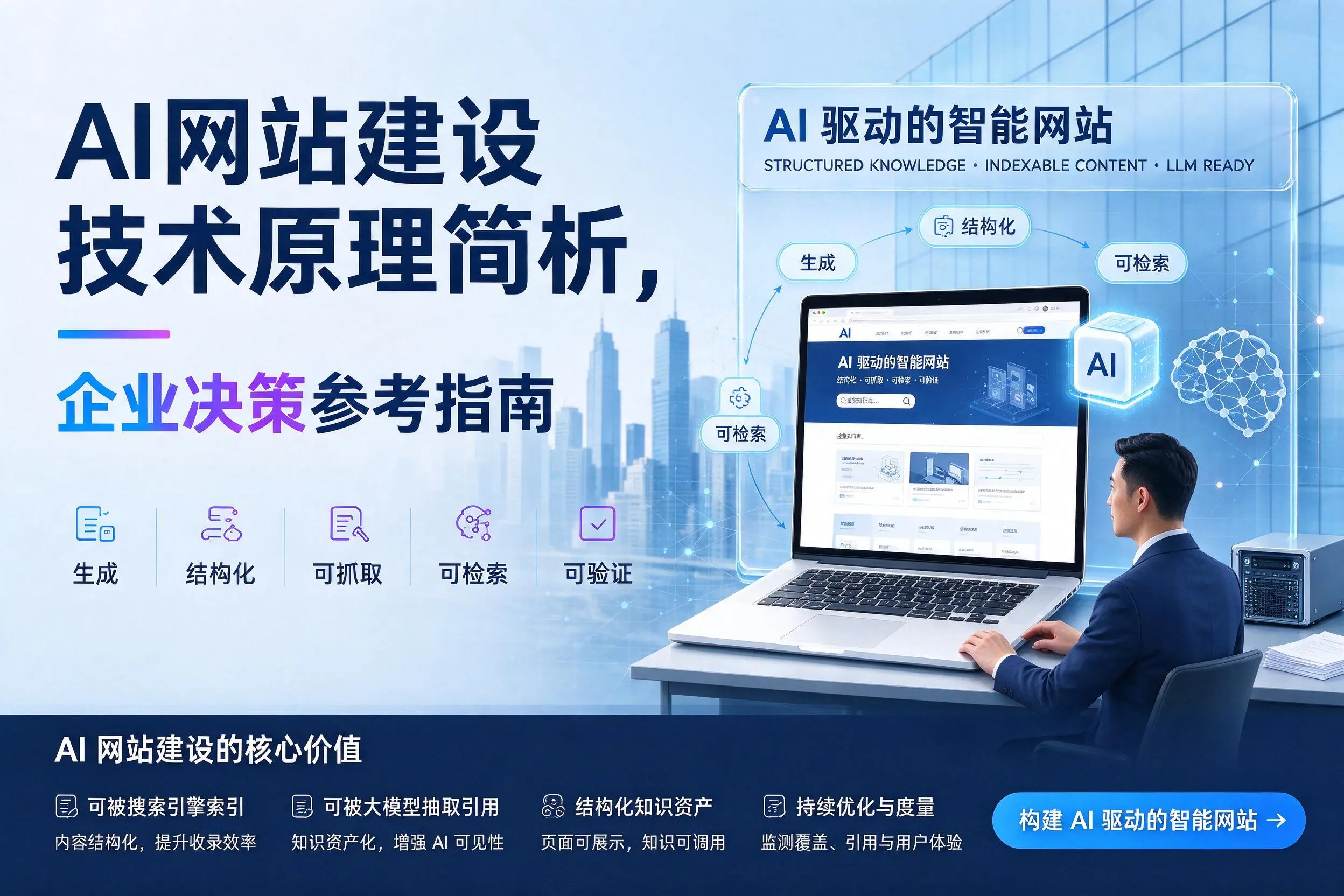 AI网站建设技术原理简析，阜新企业决策参考指南